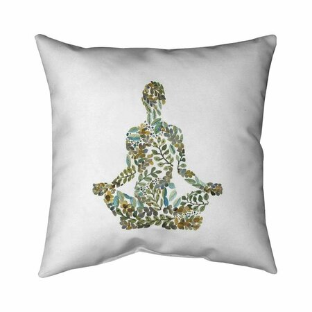 FONDO 26 x 26 in. Zen Attitude-Double Sided Print Indoor Pillow FO2798662